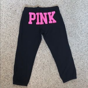VS PINK Capri length sweats